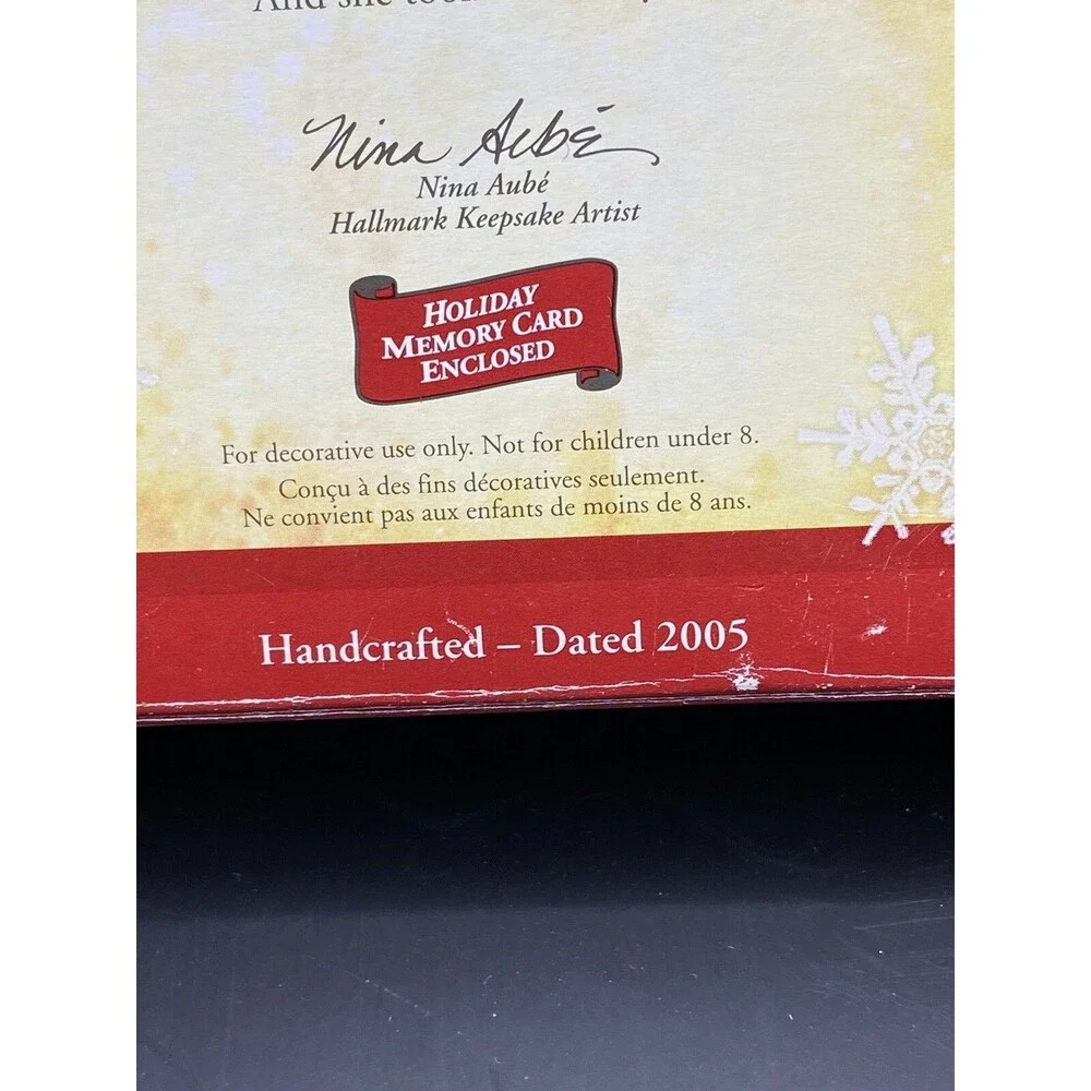 Hallmark Keepsake Ornament Santa's Little Shopper Reindeer 2005